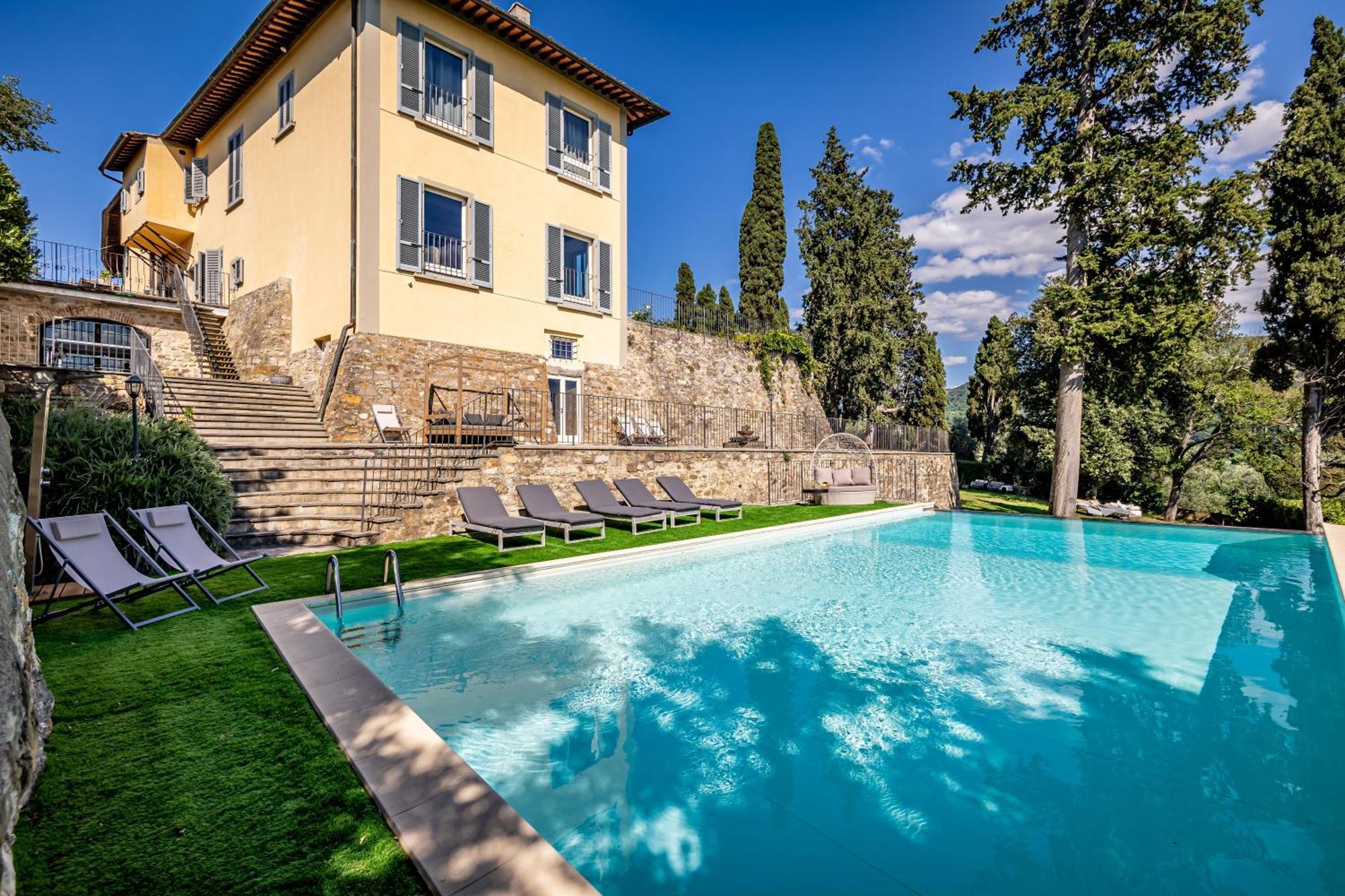 Luxury Villa Tolomei Gucci With Spa San Jacopo al Girone Esterno foto