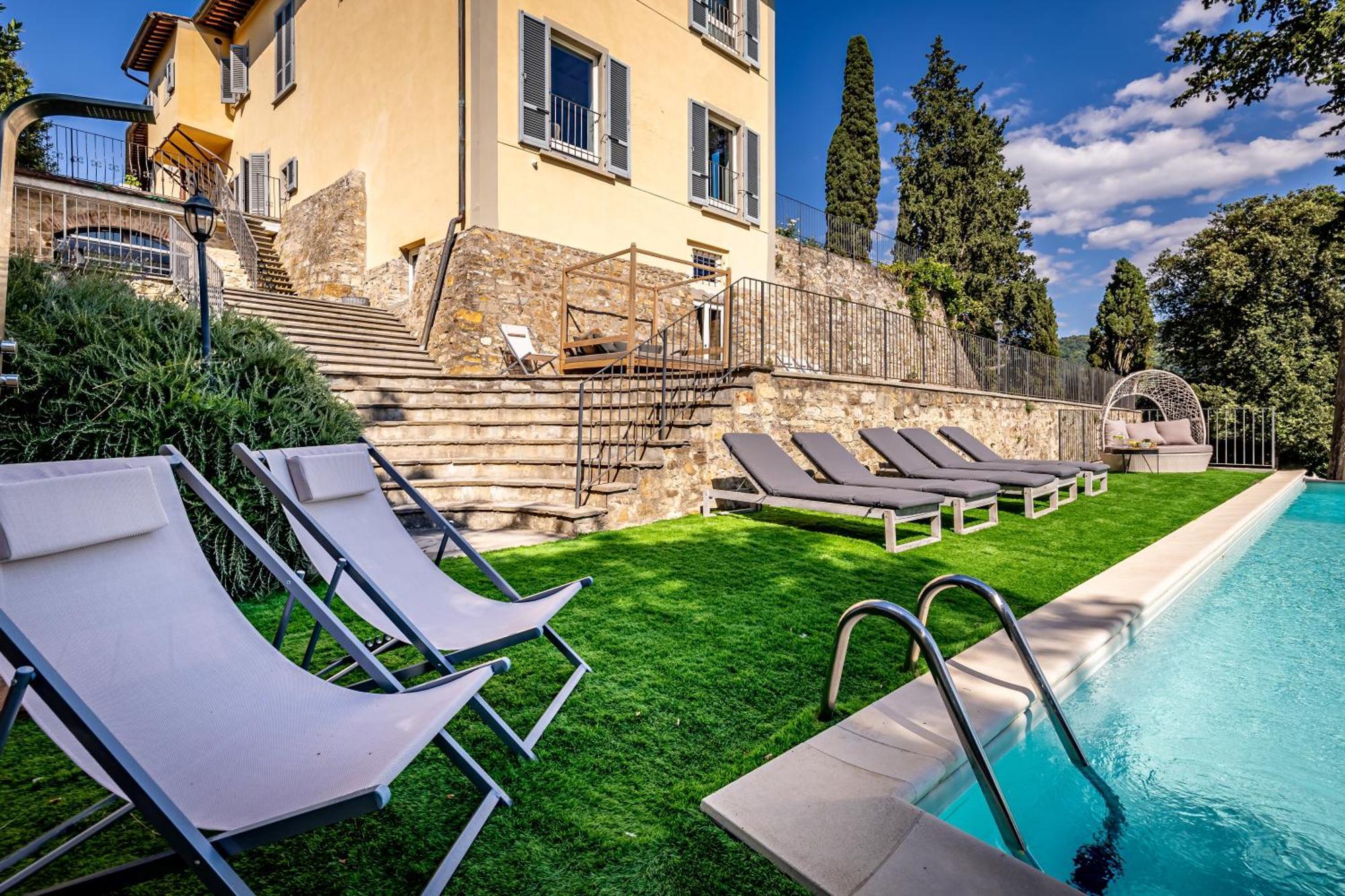 Luxury Villa Tolomei Gucci With Spa San Jacopo al Girone Esterno foto