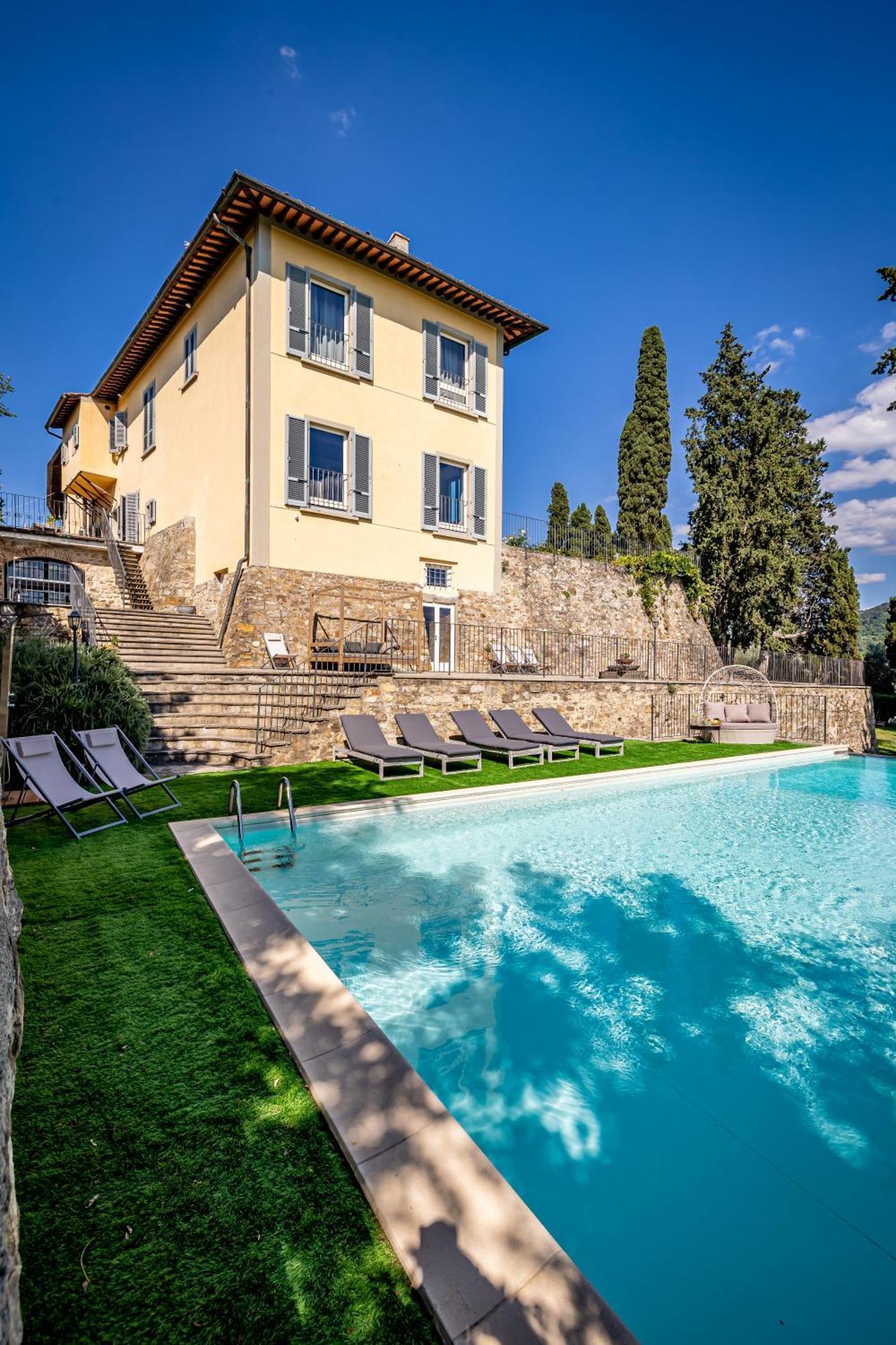 Luxury Villa Tolomei Gucci With Spa San Jacopo al Girone Esterno foto