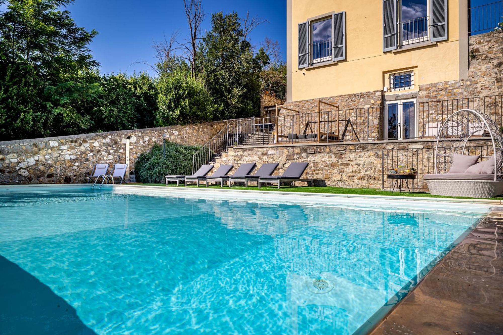 Luxury Villa Tolomei Gucci With Spa San Jacopo al Girone Esterno foto